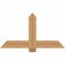 Ekena Millwork Eugene Smooth Timber Gable Bracket, Western Red Cedar, 48"W x 26"H x 1 1/2"D x 5 1/2"F, 13/12 Pitch GBW048X26X0206EUG00SWR - alternate 1